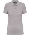 WK275 WK Designed to Work Ladies Anti-Bacterial Piqué Polo Shirt Oxford Grey colour image